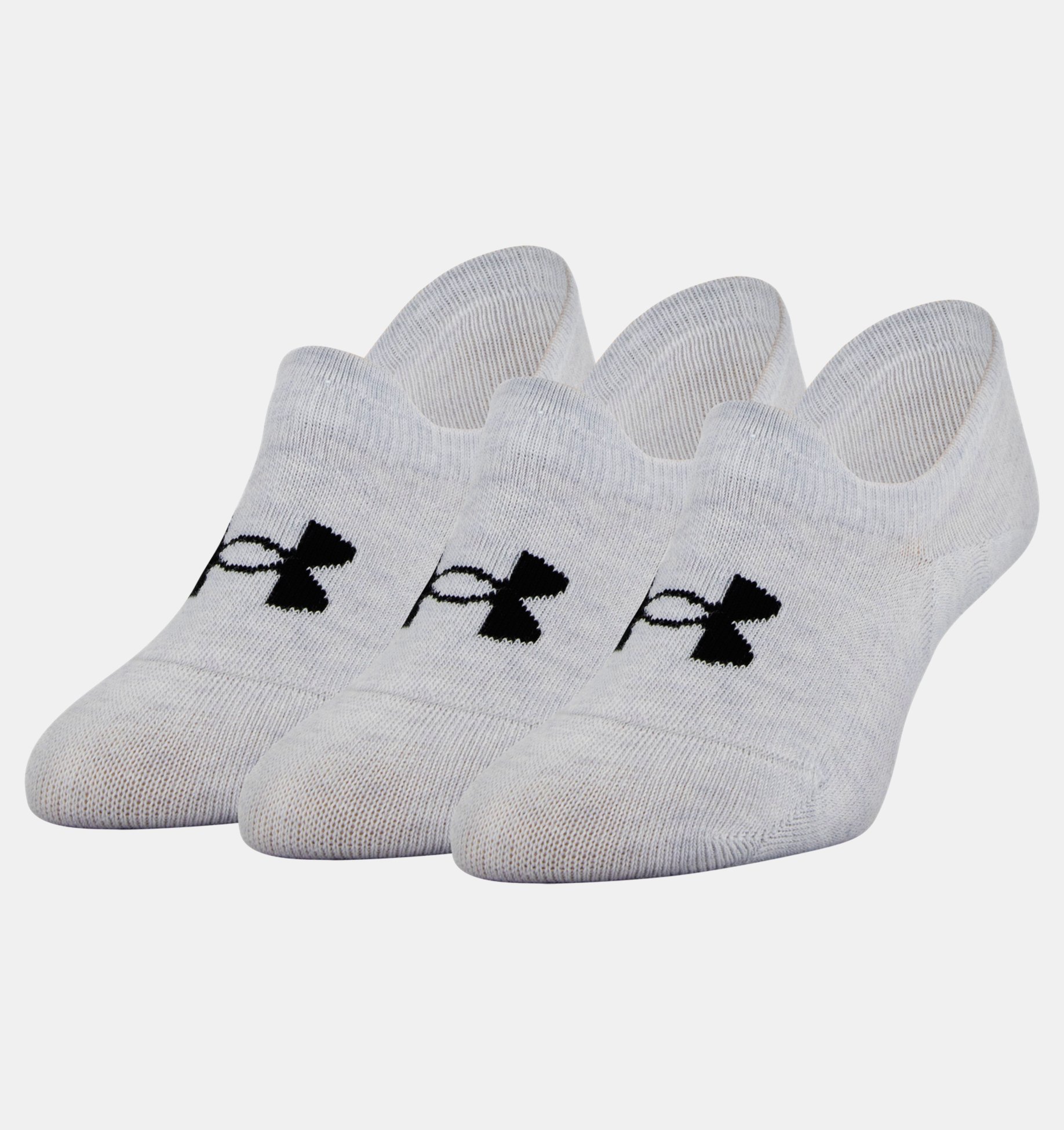 3-Pairs Under Armour Adult Essential Ultra Low Tab Socks 